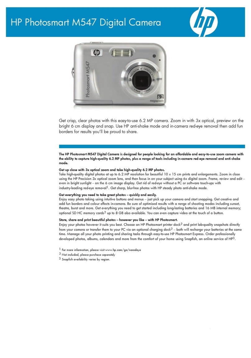HP PhotoSmart M547 datasheet