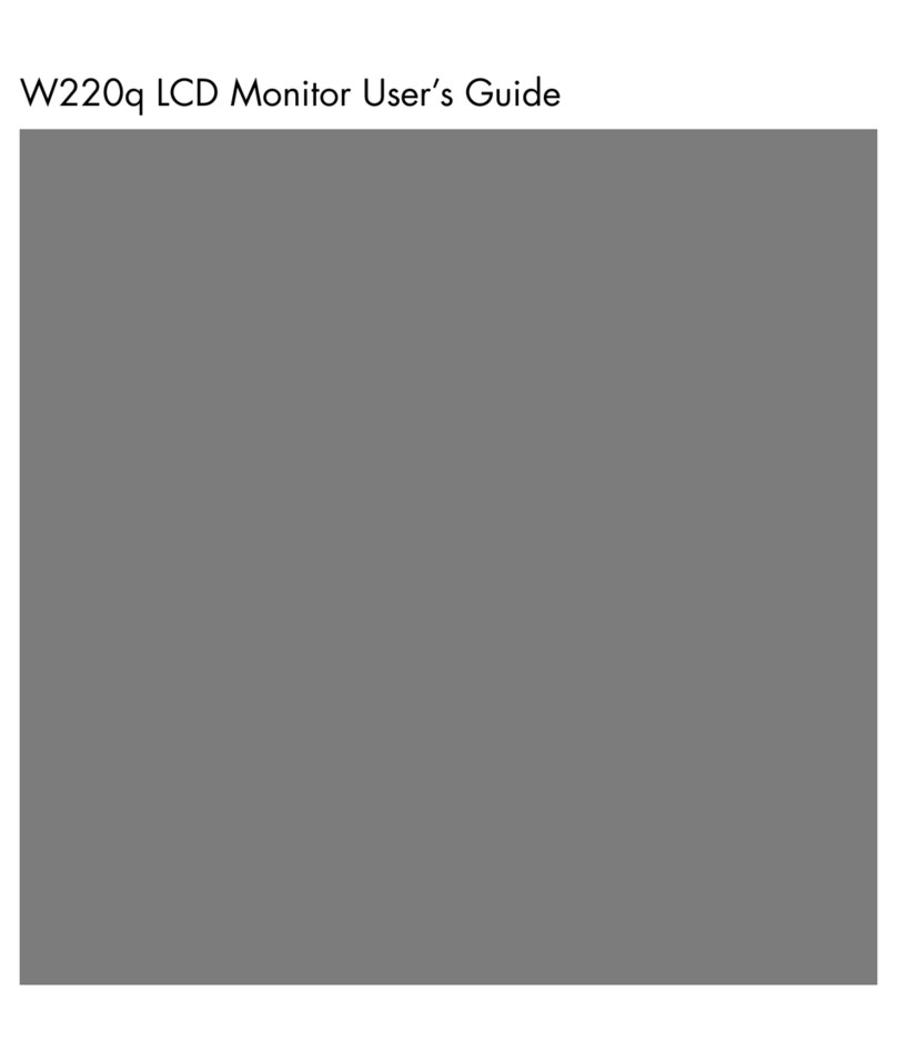 HP W220q User manual HP W220q User manual
