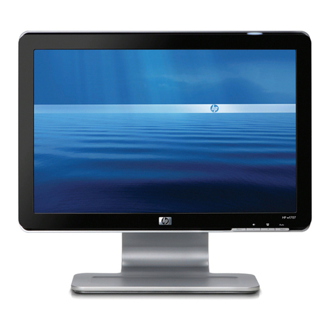 HP W1707 - 17" LCD Monitor User manual