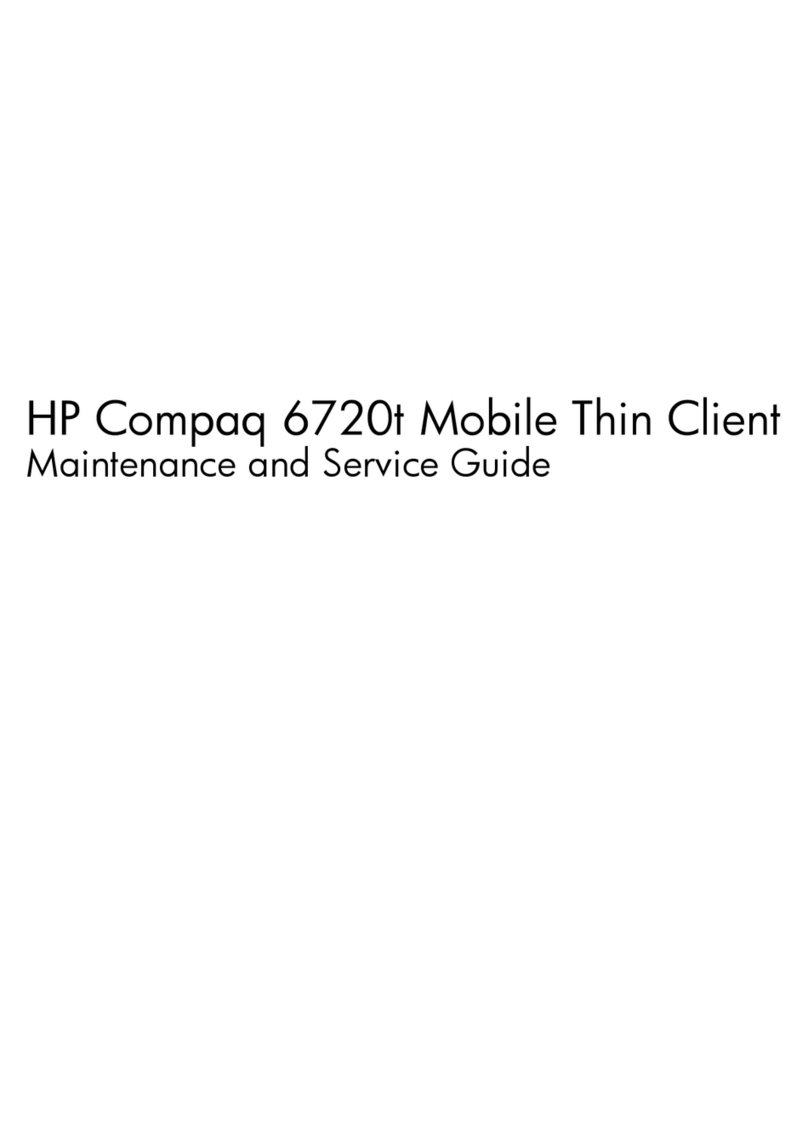 HP Compaq 6720t Manual