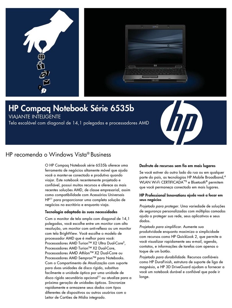 HP 6535b - Notebook PC User manual