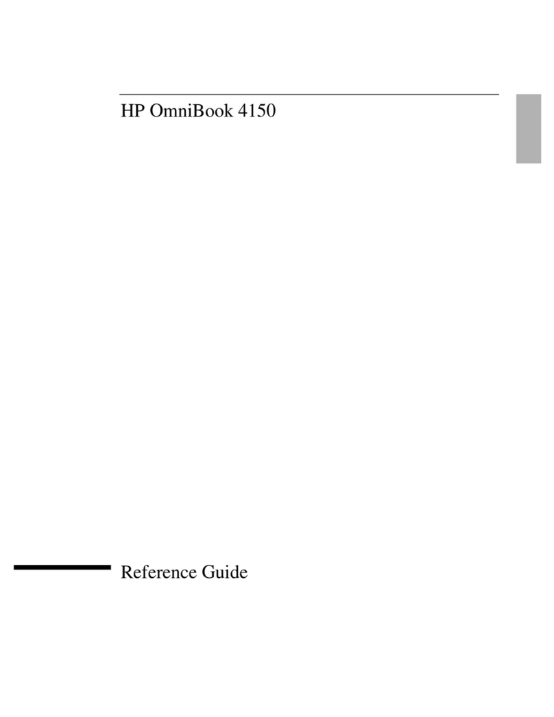 HP OMNIBOOK 4150 User manual HP OMNIBOOK 4150 User manual