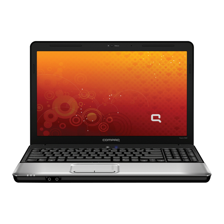 HP CQ60 Series Manual