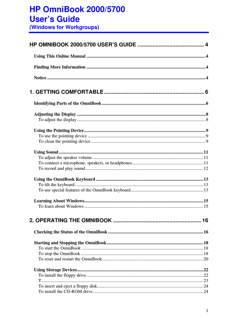 HP 2000/5700 User manual HP 2000/5700 User manual