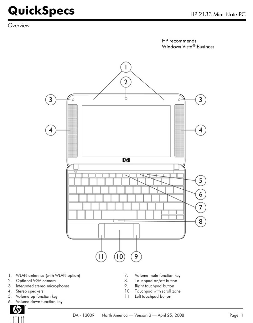 HP 2133 User manual HP 2133 User manual