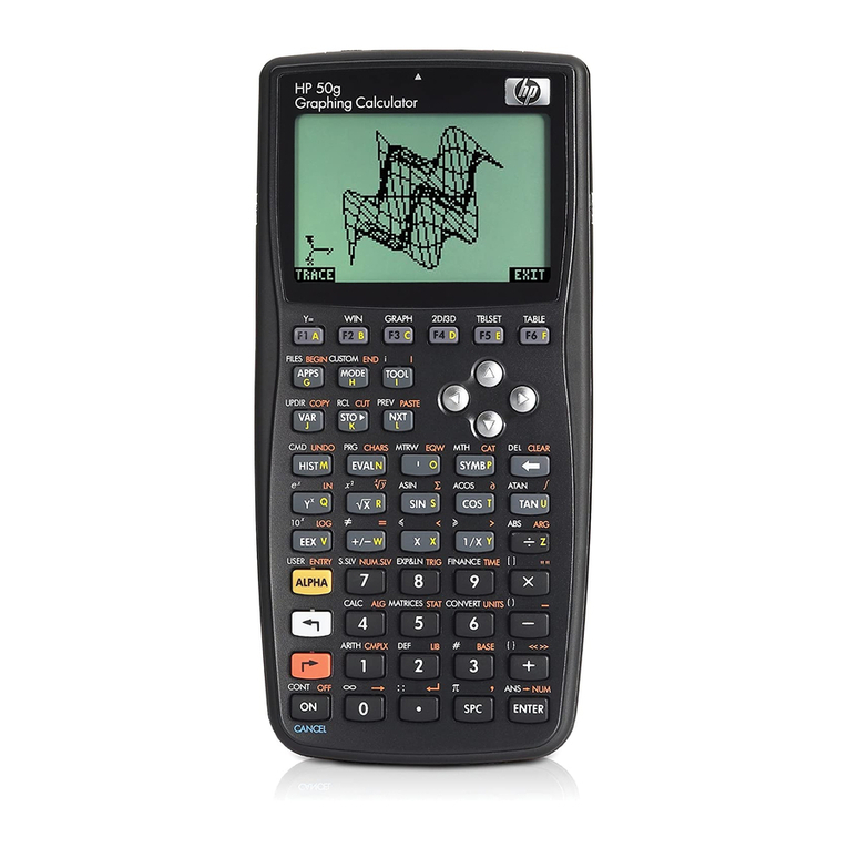 HP 50G User manual