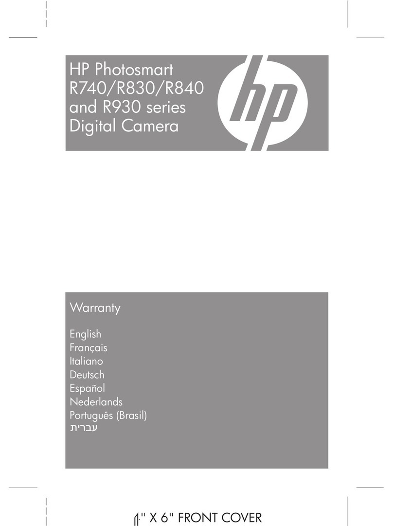 HP Photosmart R740 Series Warranty
