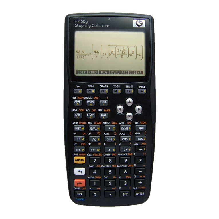 HP 50G User manual