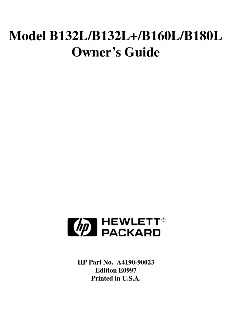 HP B132L+ User manual
