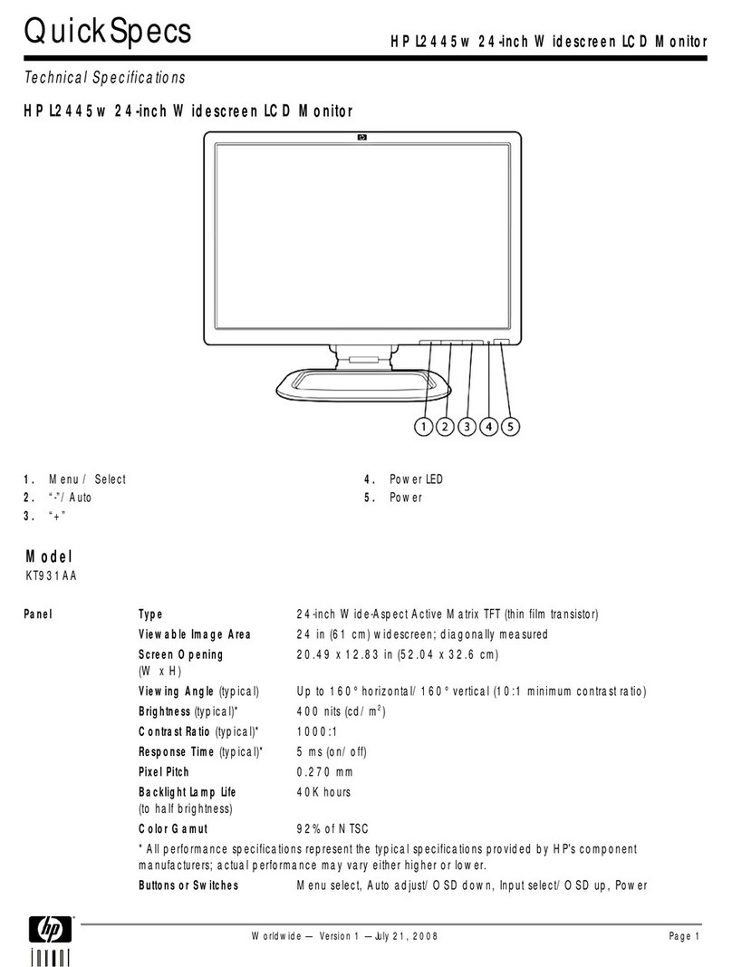 HP L2445w User manual