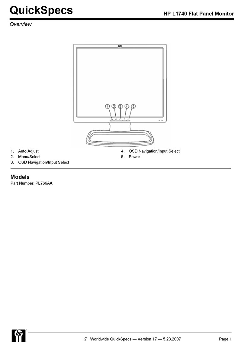 HP L1740 User instructions