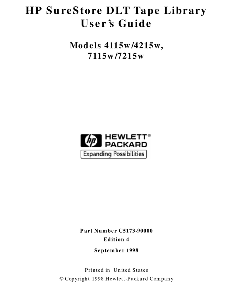 HP SureStore 4115w User manual