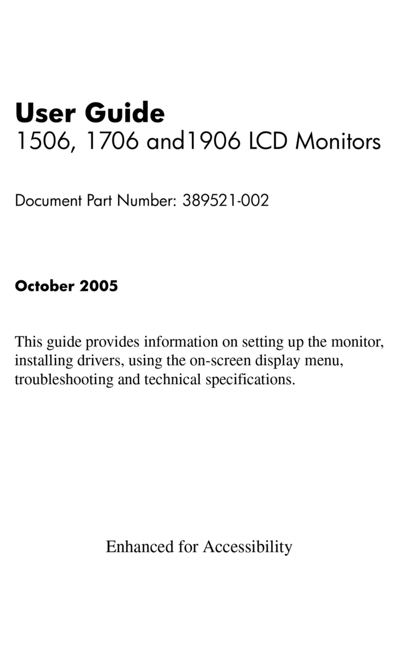 HP 1706 User manual