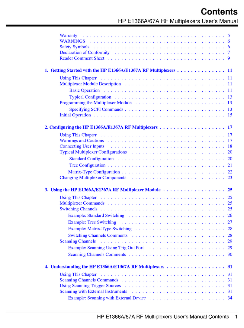 HP E1366A User manual