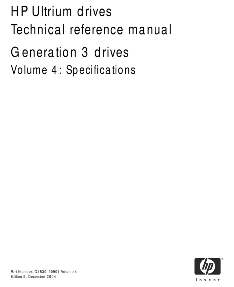 HP Ultrium Drive Product manual HP Ultrium Drive Product manual