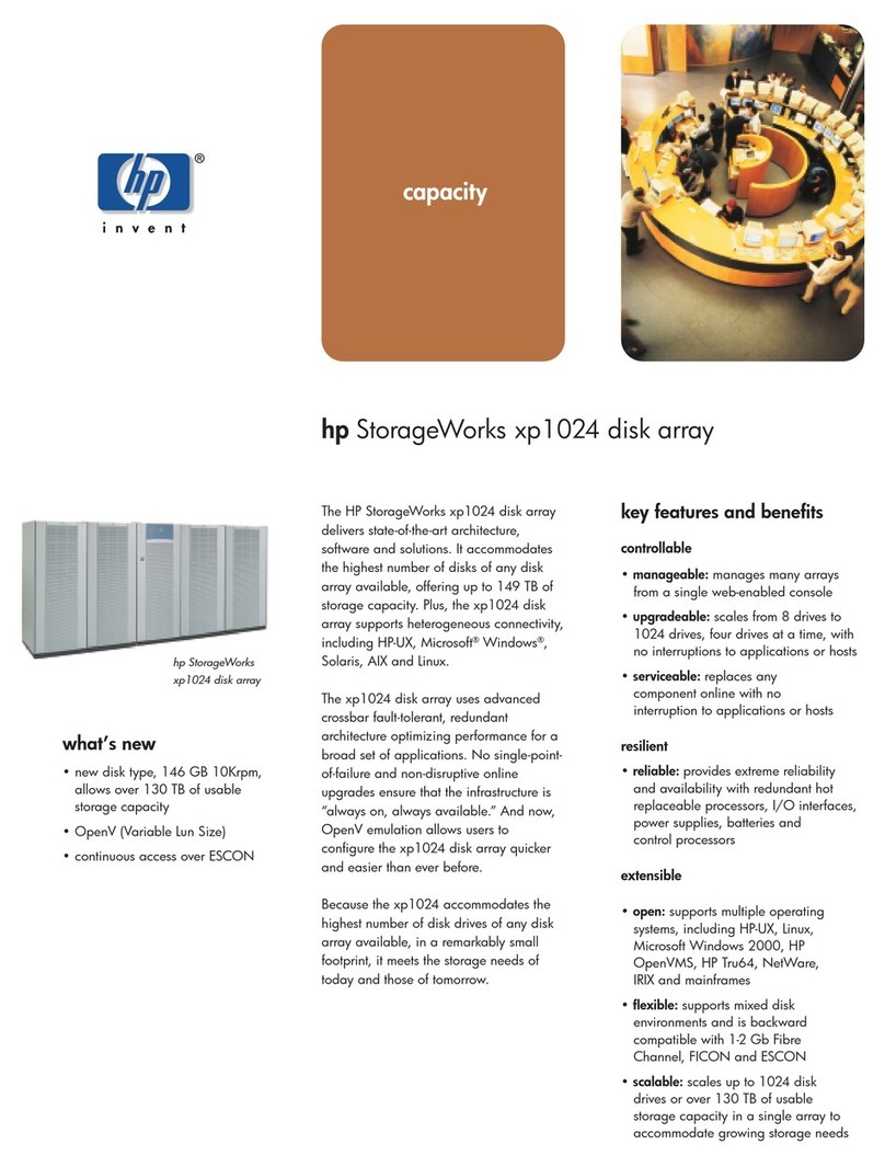 HP StorageWorks XP1024 User manual