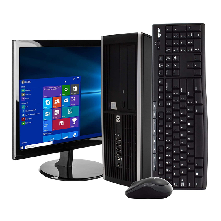 HP 8100 - Elite Convertible Minitower PC User instructions