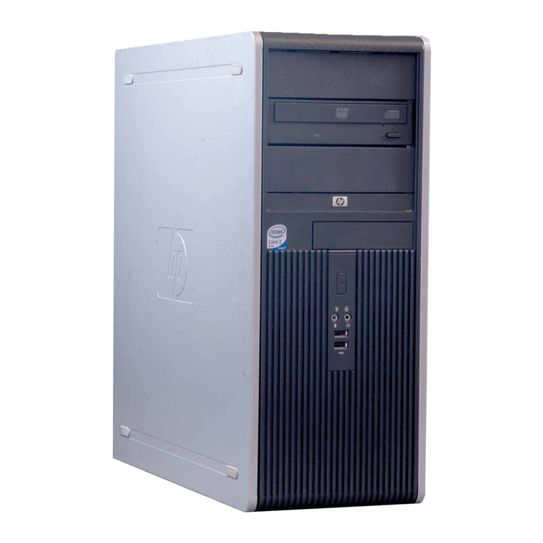 HP Compaq dc7900 Business PC Use and care manual