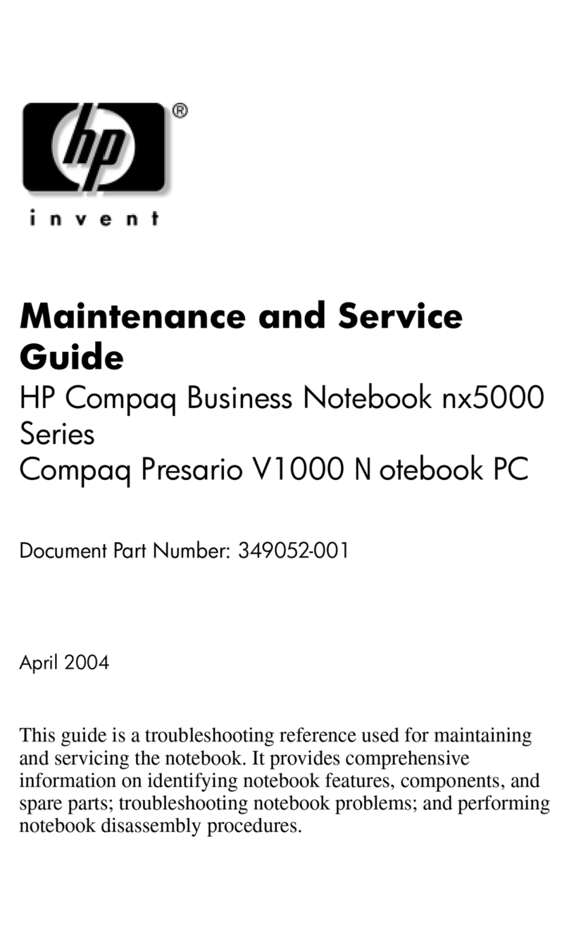 HP Compaq nx5000 series Manual
