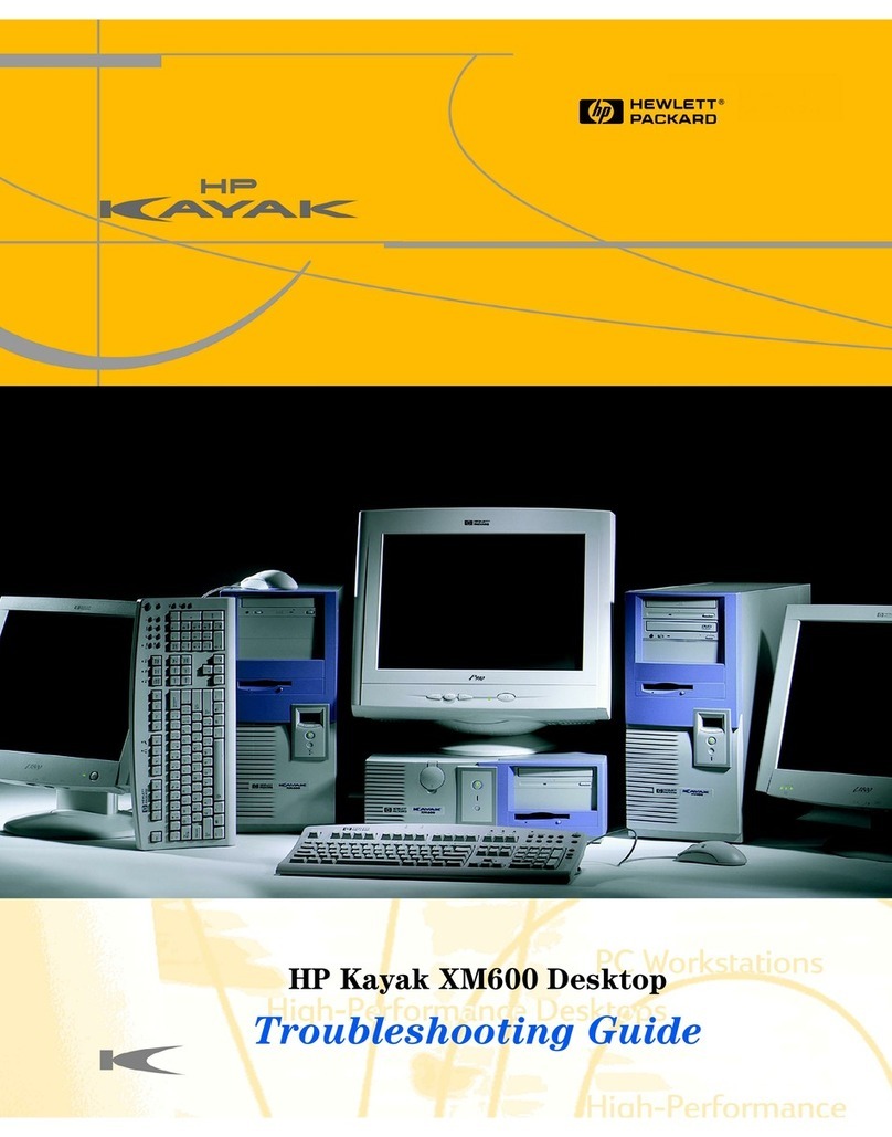 HP KAYAK XM600 User manual HP KAYAK XM600 User manual