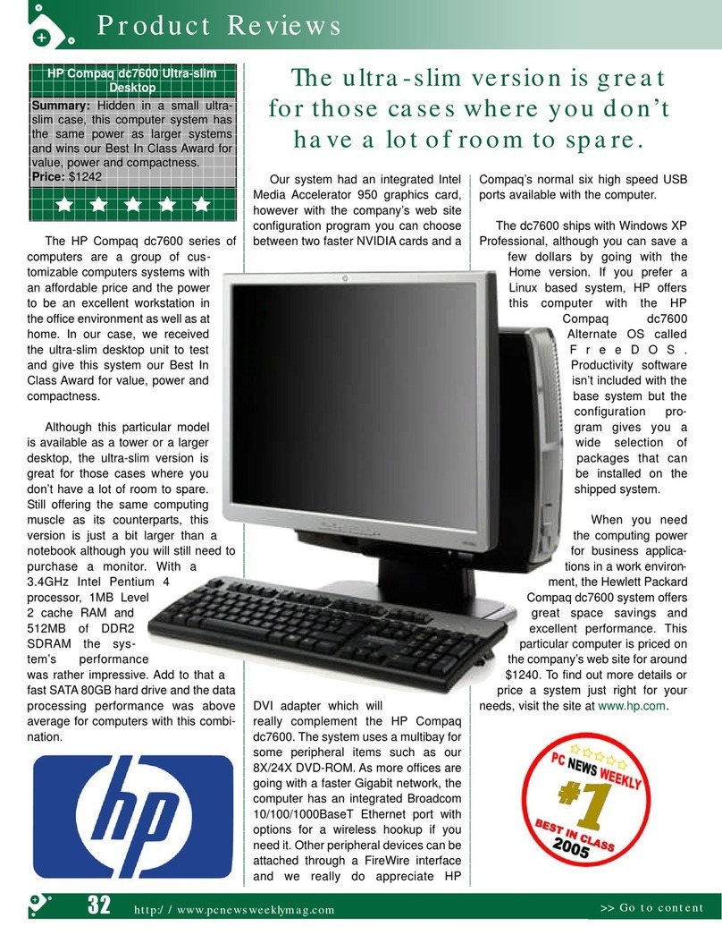 HP DC7600 - HP brochure