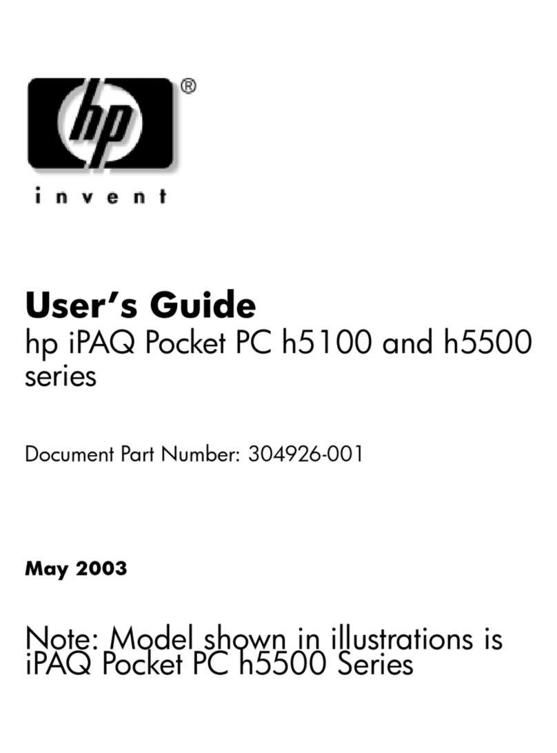 HP IPAQ H5100 user guide