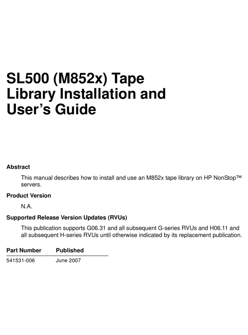HP SL500 (M852x) User manual