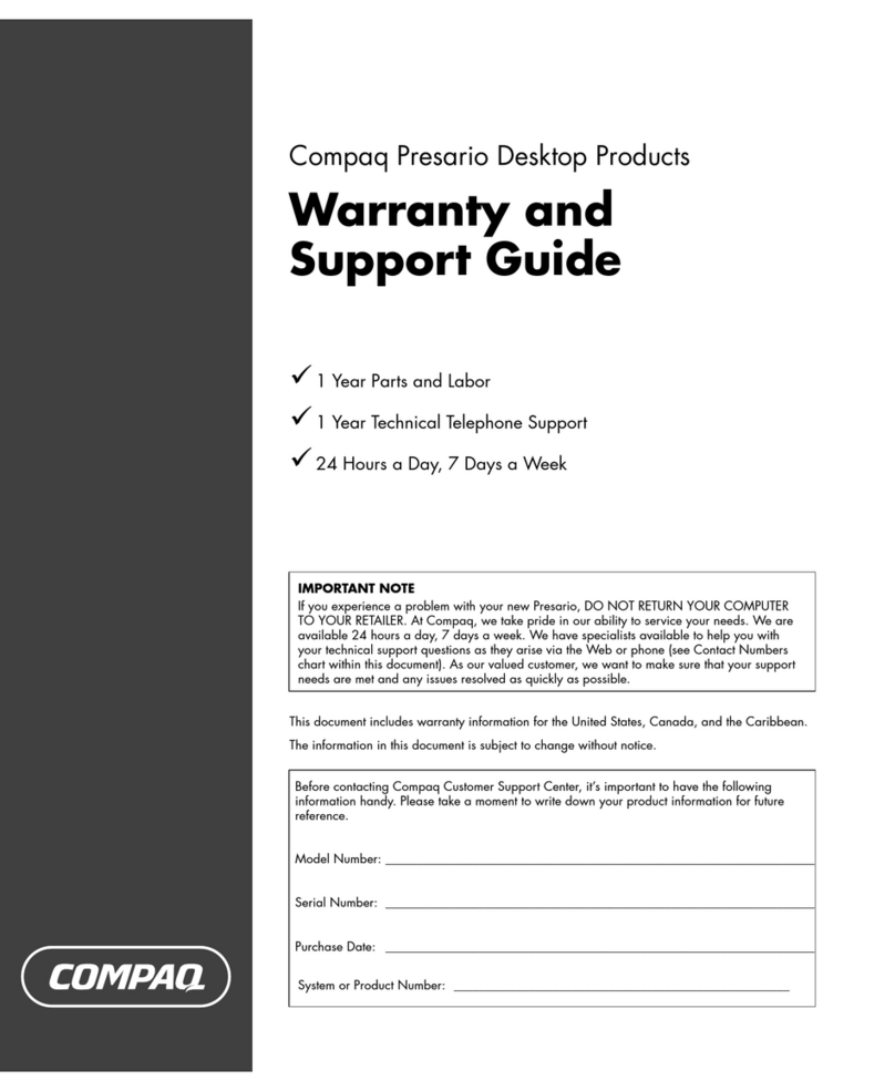 HP Compaq Notebook Support guide