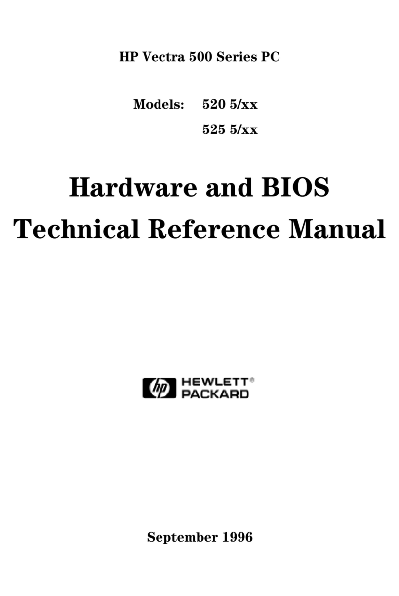 HP 525 5/XX Product manual