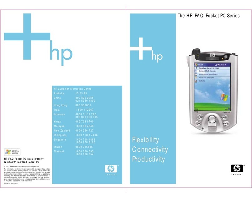 HP Tablet PC Series User manual