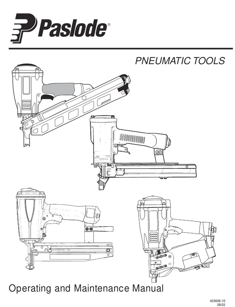 Paslode Paslode 403606-10 Operating instructions
