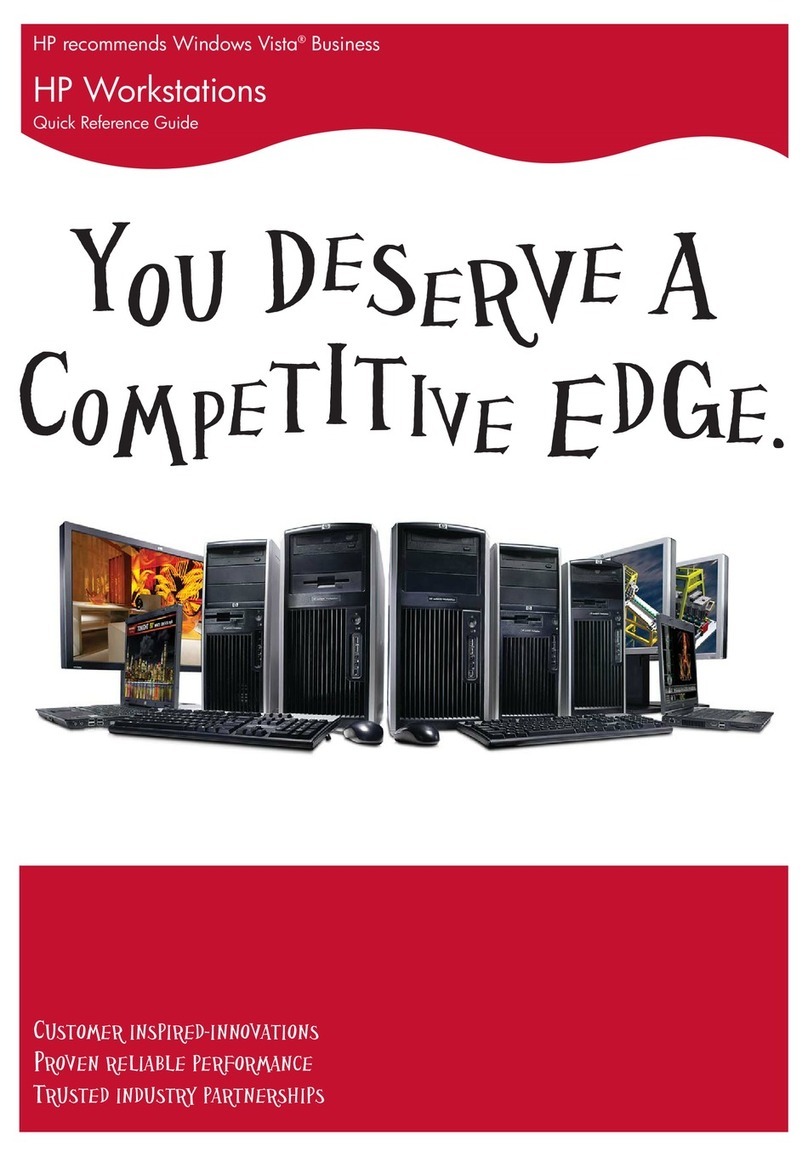 HP Xw4550 - Workstation - 2 GB RAM User manual