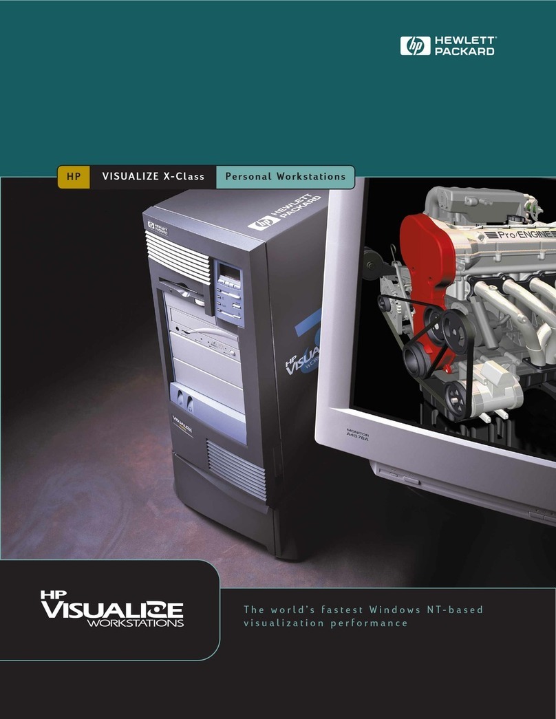 HP VISUALIZE X-Class User manual