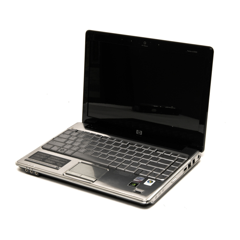 HP Pavilion dv3000 - Entertainment Notebook PC Manual HP Pavilion dv3000 - Entertainment Notebook PC Manual