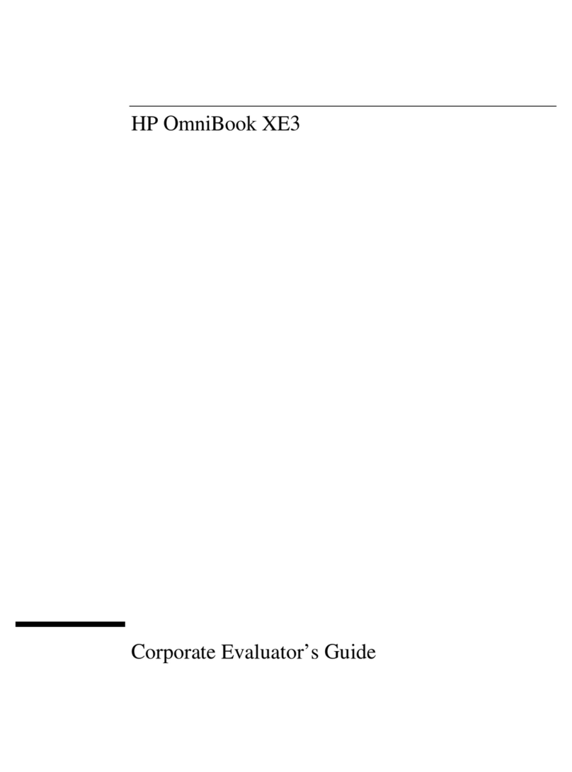 HP Omnibook XE3 User manual HP Omnibook XE3 User manual