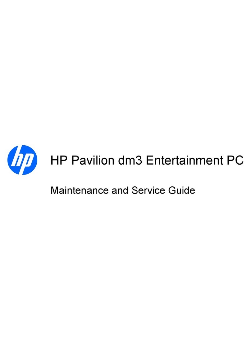 HP PAVILION DM3 Manual