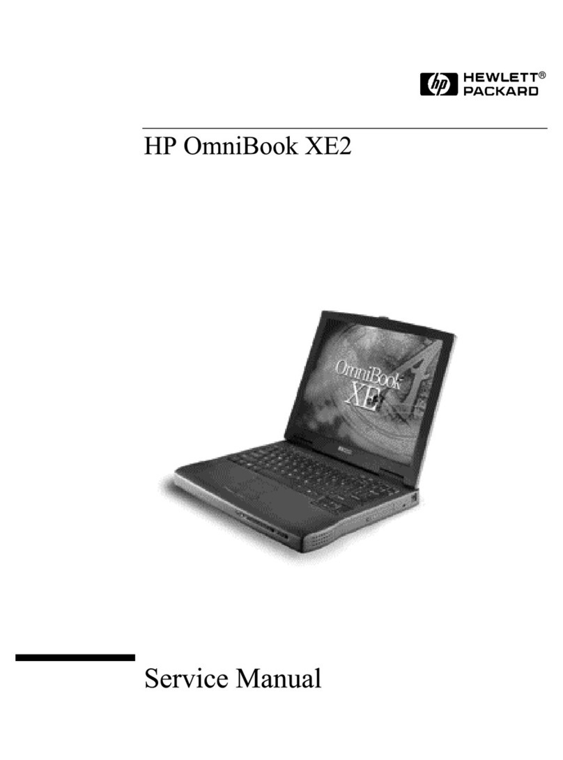HP OmniBook XE2 User manual