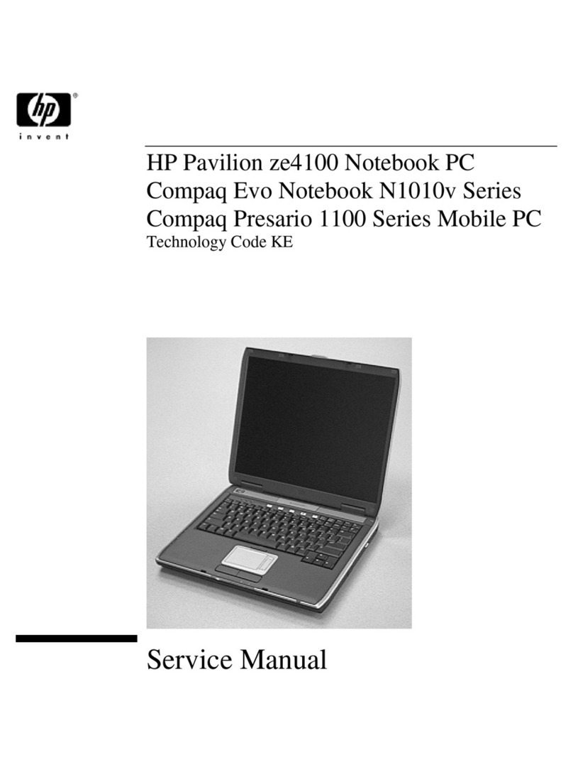 HP PAVILION 1100 User manual