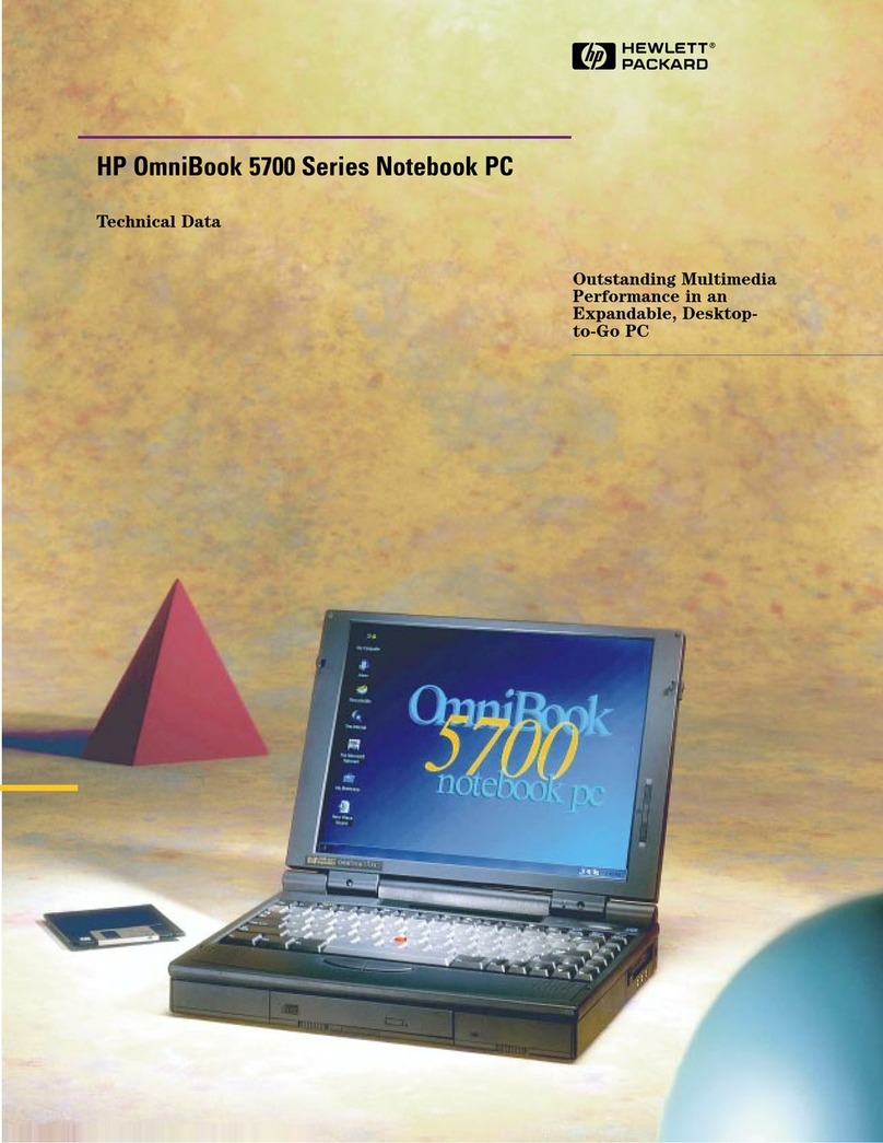 HP OMNIBOOK 5700 Instruction manual