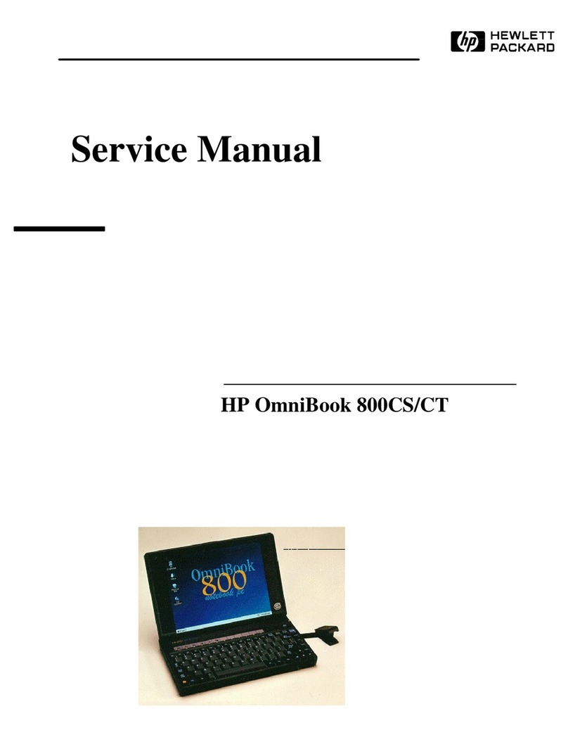 HP OmniBook 800CS/CT User manual HP OmniBook 800CS/CT User manual
