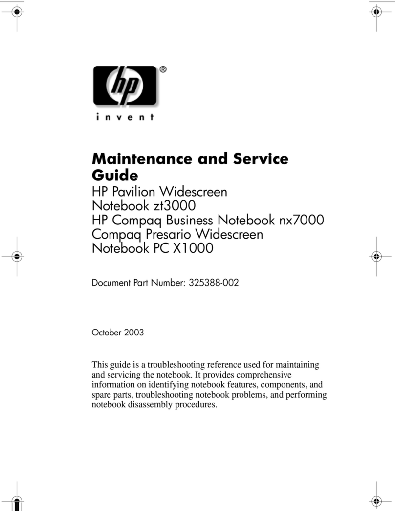 HP Compaq NX7000 Manual HP Compaq NX7000 Manual