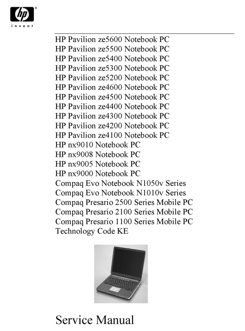 HP Pavilion ze4300 - Notebook PC User manual HP Pavilion ze4300 - Notebook PC User manual