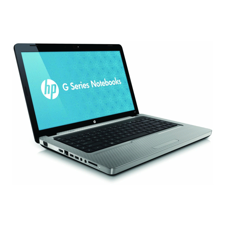 HP G62 Series Manual