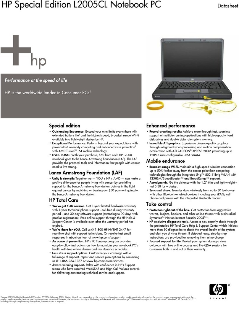 HP L2005CL User manual