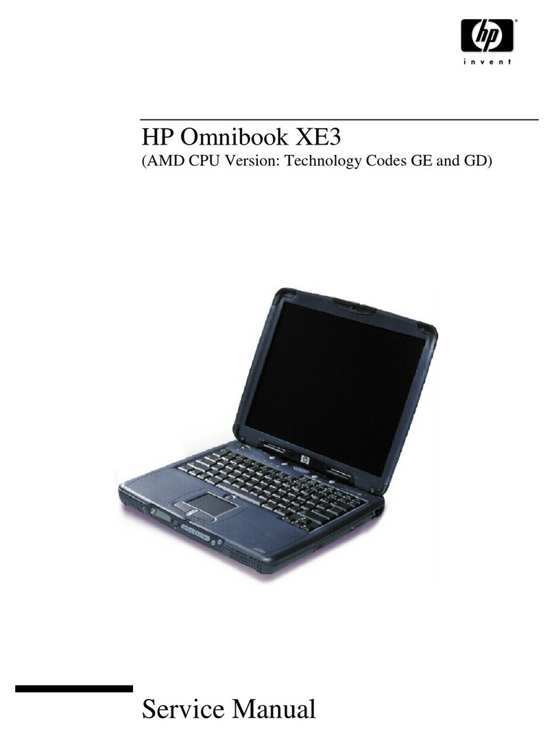 HP Omnibook XE3 User manual