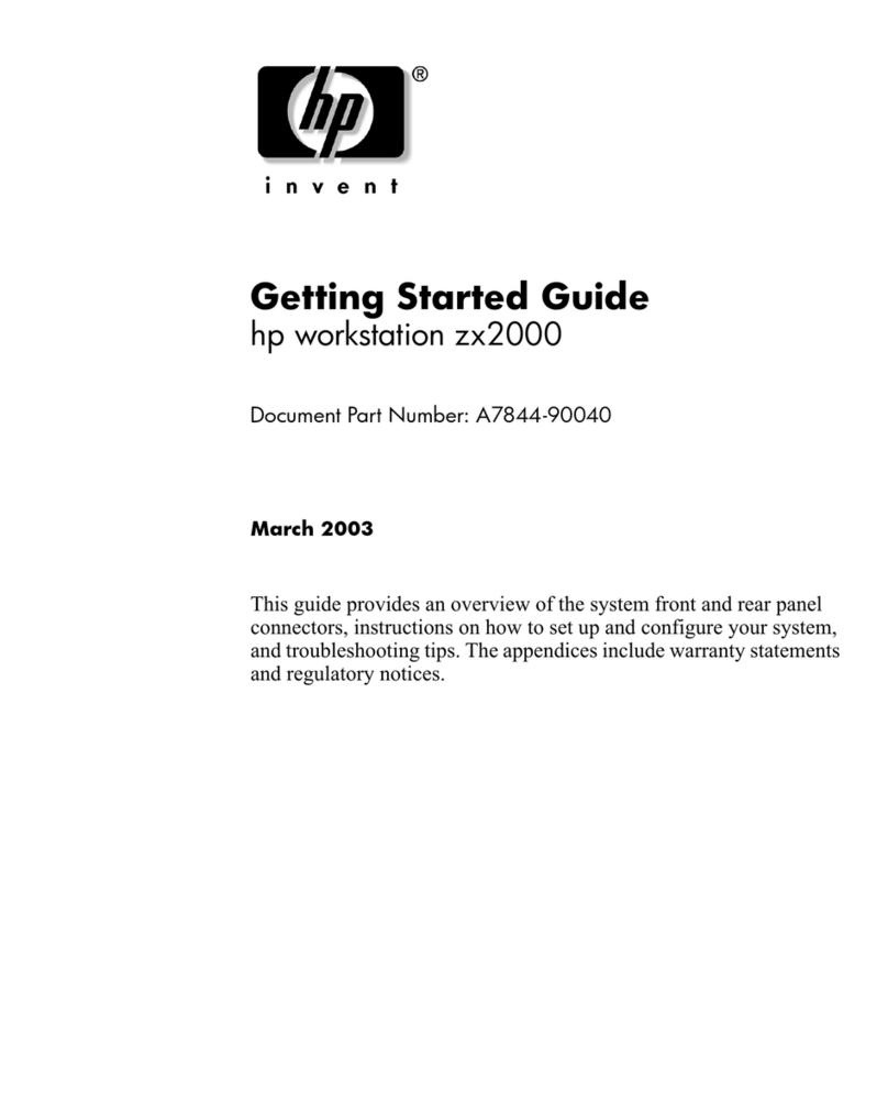 HP ZX2000 User manual