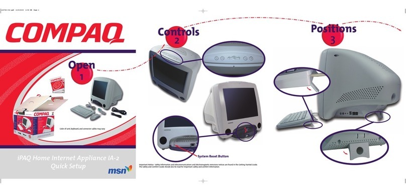 Compaq iPAQ IA-2 Specification sheet