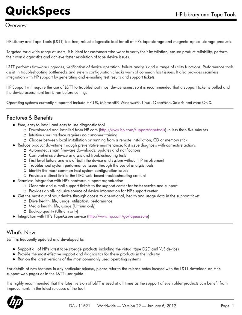 HP StorageWorks SSL1016 User instructions
