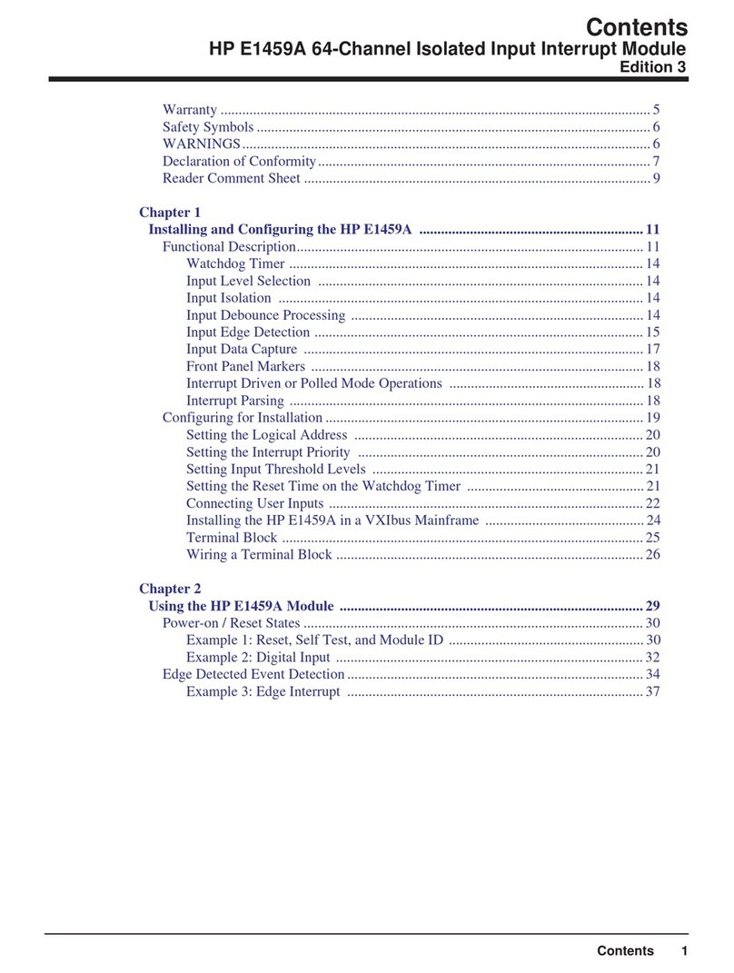 HP E1459A User manual