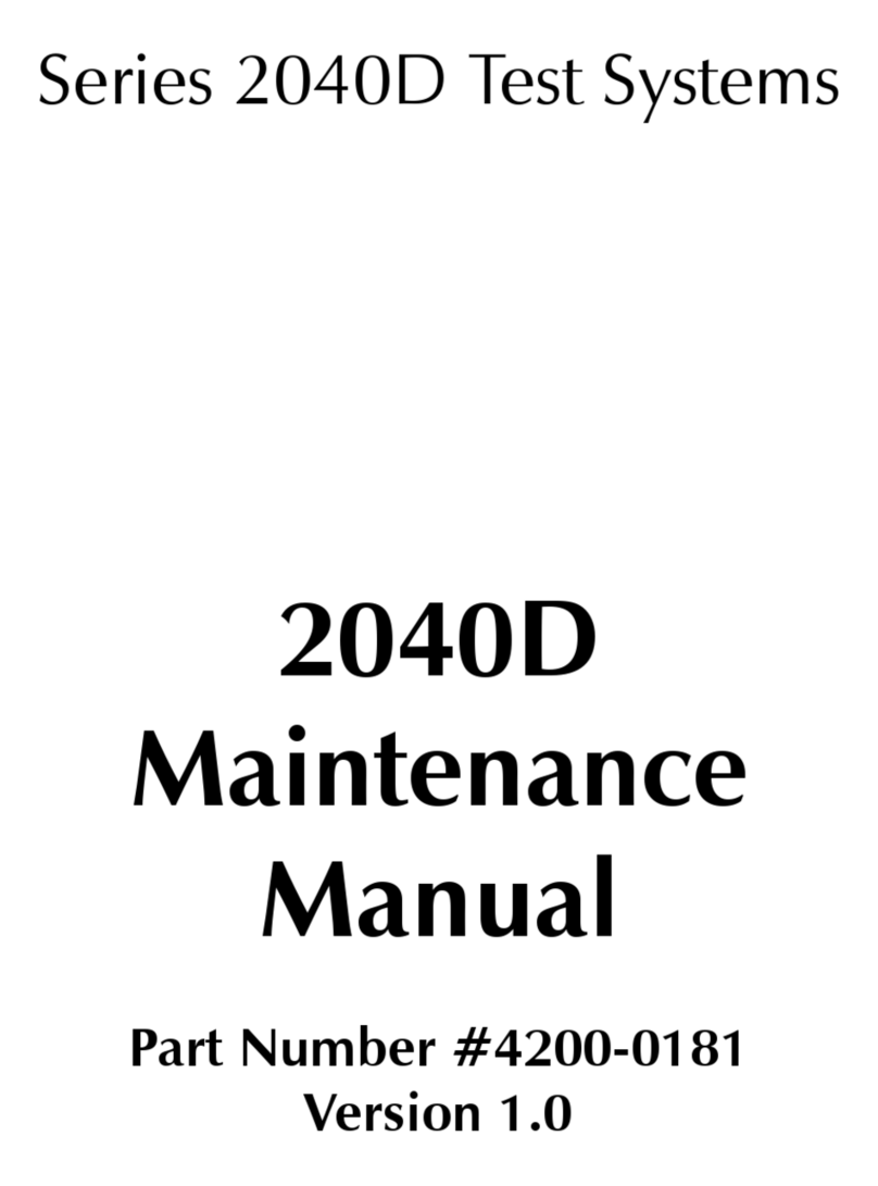 Digalog Systems 2040D Series Maintenance manual